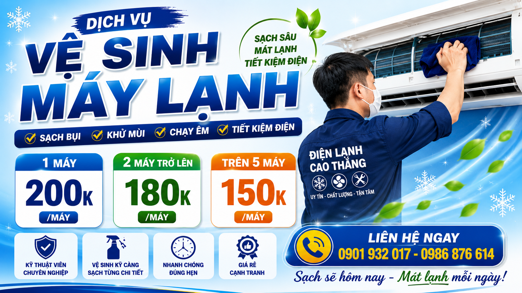 Vệ sinh máy lạnh